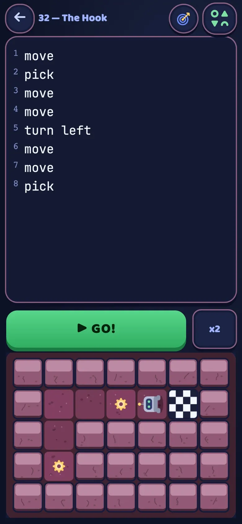 A level of the game and its program