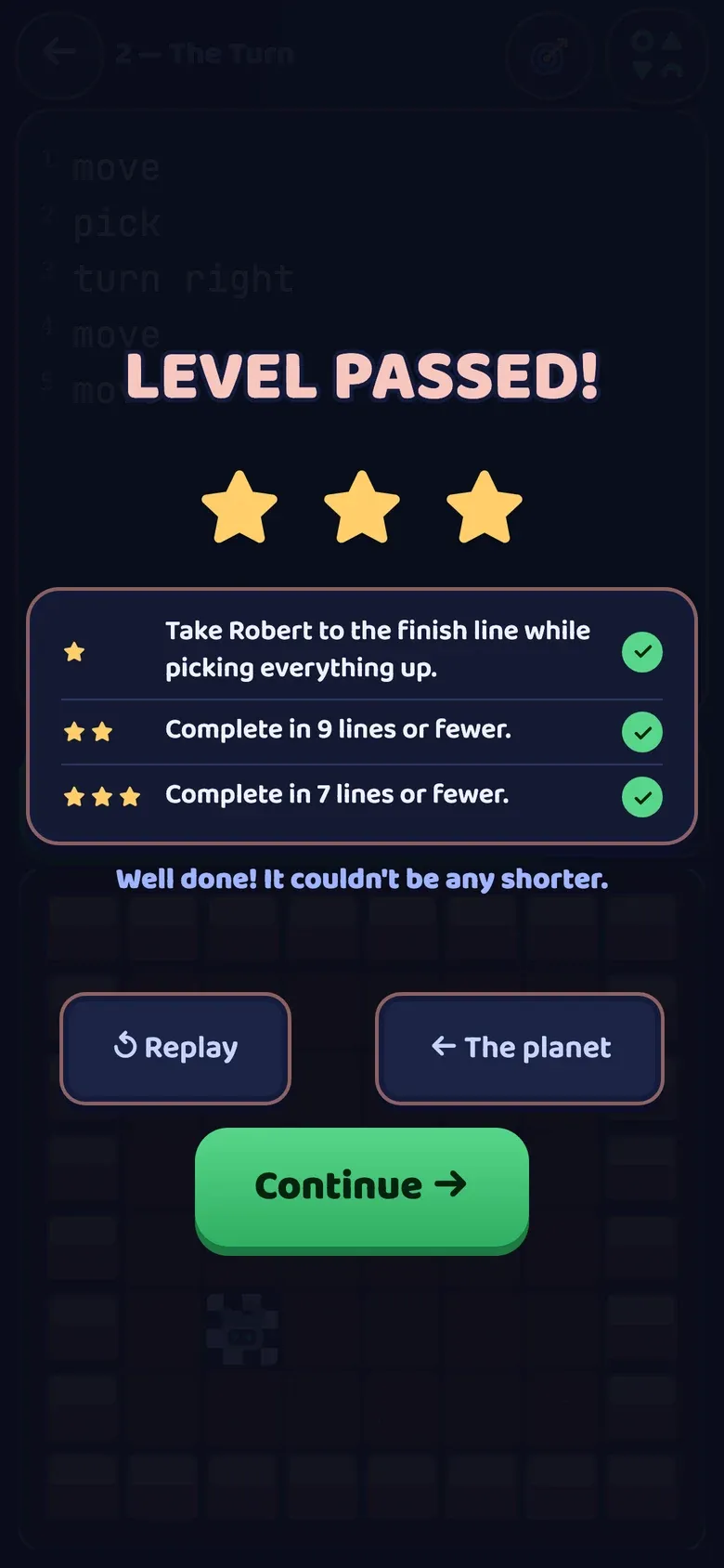 Succeed: game screenshot